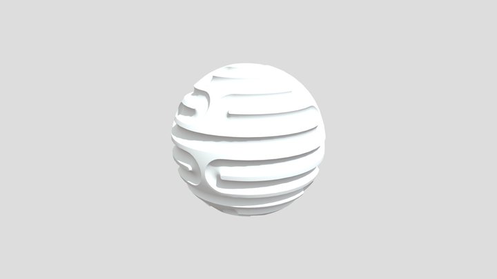 3D Labyrinth Sphere 3D Model