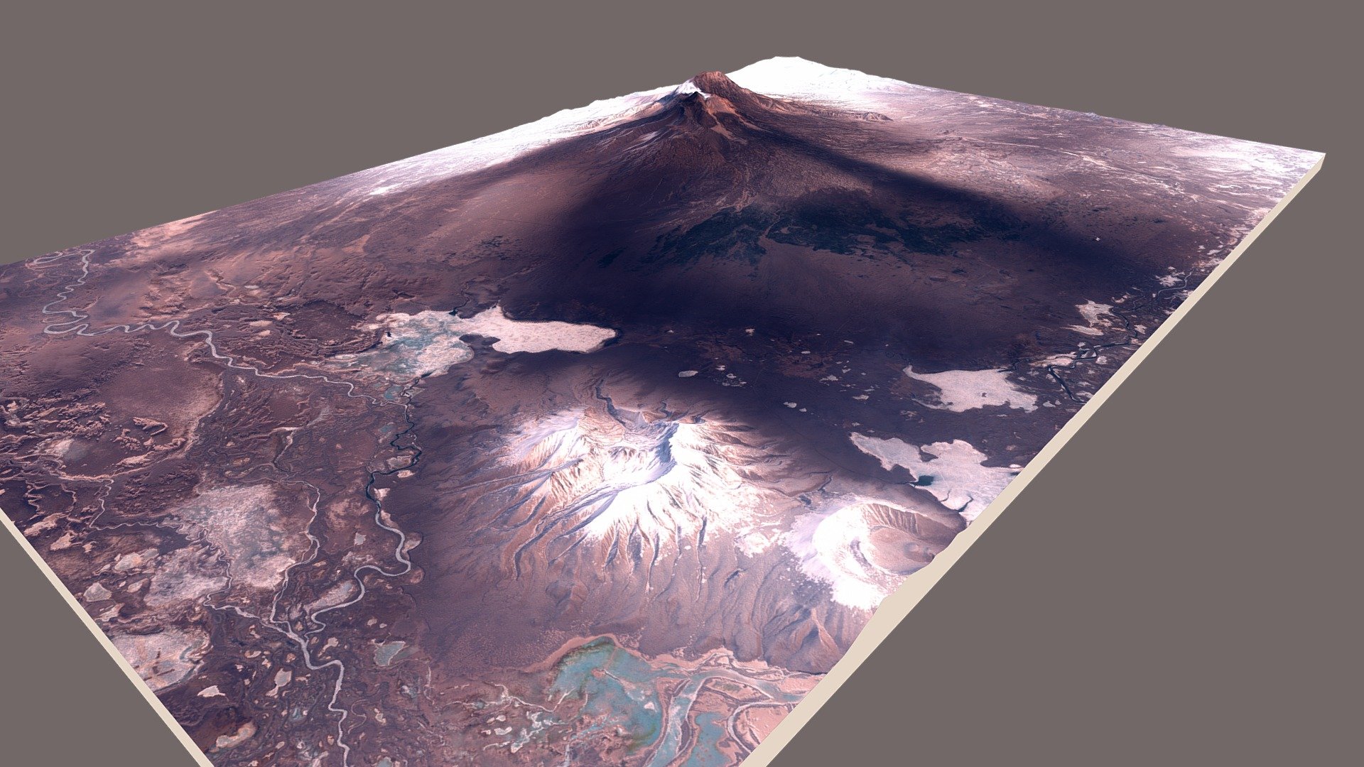 Shiveluch Volcano 20/4/19, Kamchatka