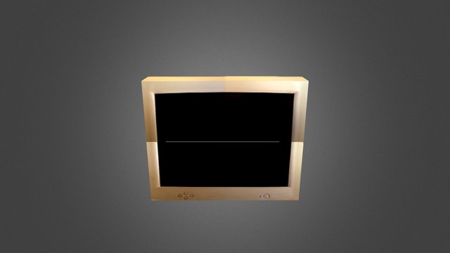 Monitor Open 3D Model