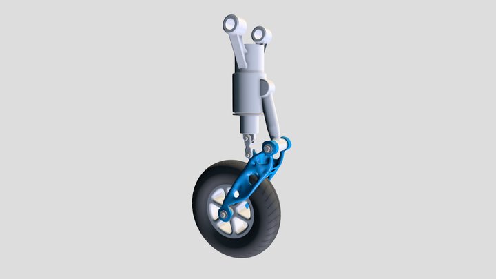 Optimized Landing Gear 3D Model