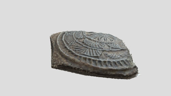 Bellarmine 16th century Jug sherd- fa 3D Model