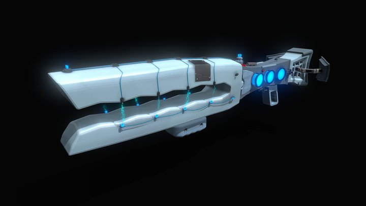 LaserGun 3D Model