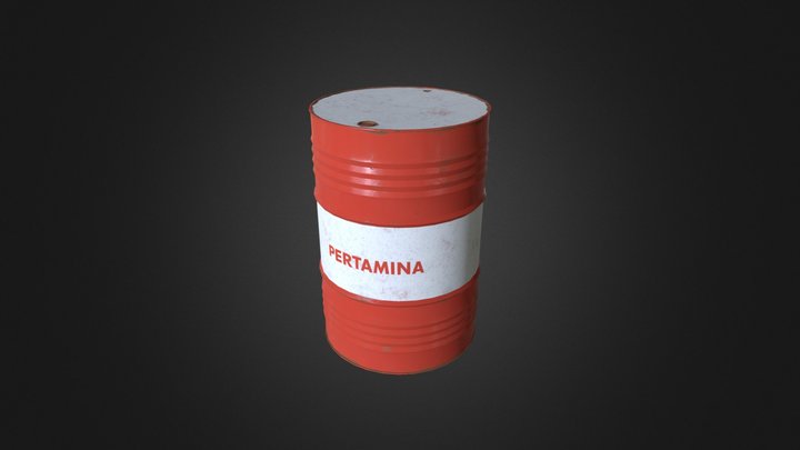 Drum Pertamina 3D Model