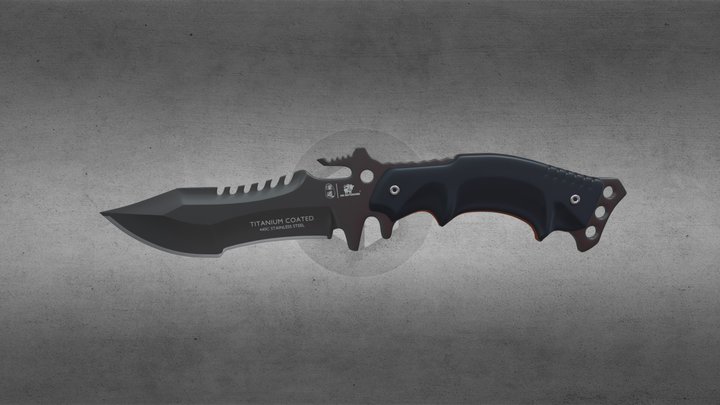 HX Outdoors knife 3D Model