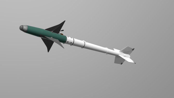 Aim-9L Sidewinder 3D Model