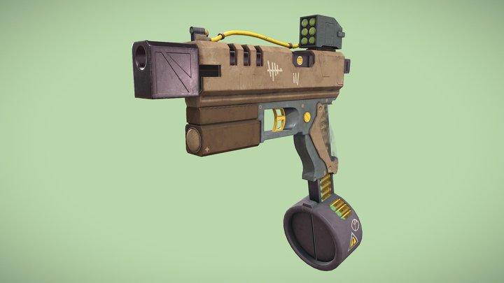 Pistol 3D Model