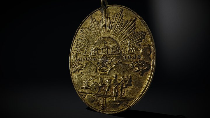 Medal of Independence Turkey 3D Model