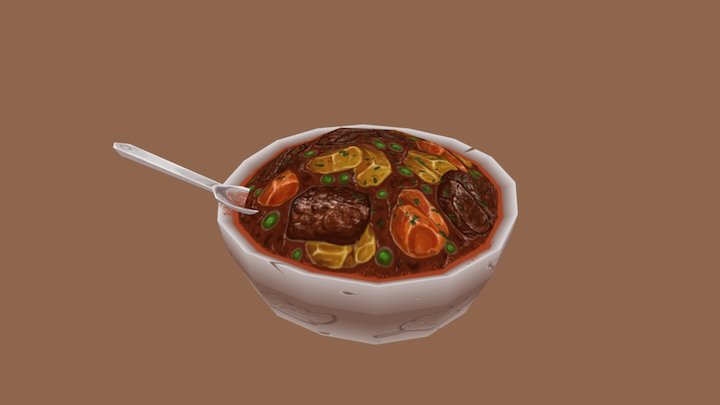 Soup Bowl 3D Model