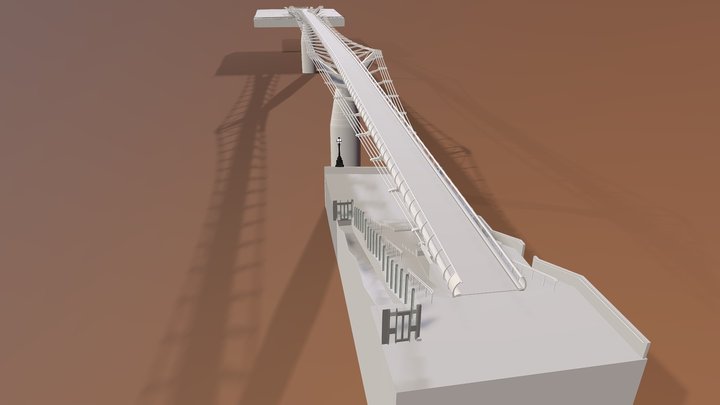 Millennium Bridge 3D Model