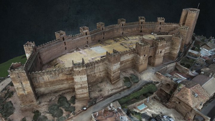 Castillo de Burgalimar | SPAIN 3D Model