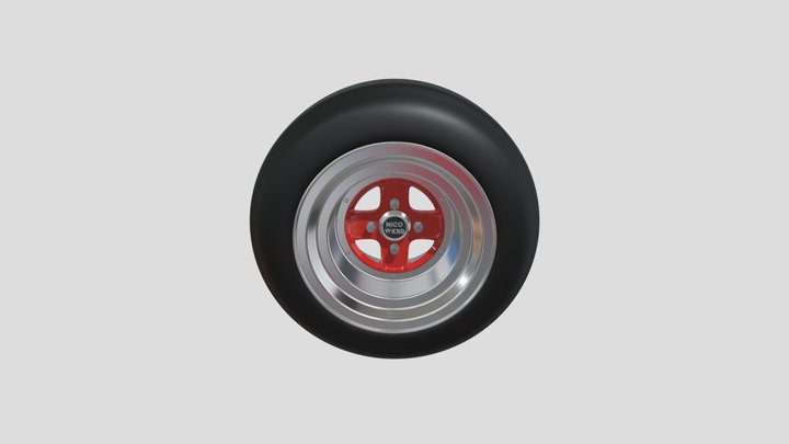 SSR Mk2 Inspired Wheel 3D Model