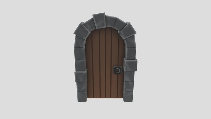 Stylized door 3D Model