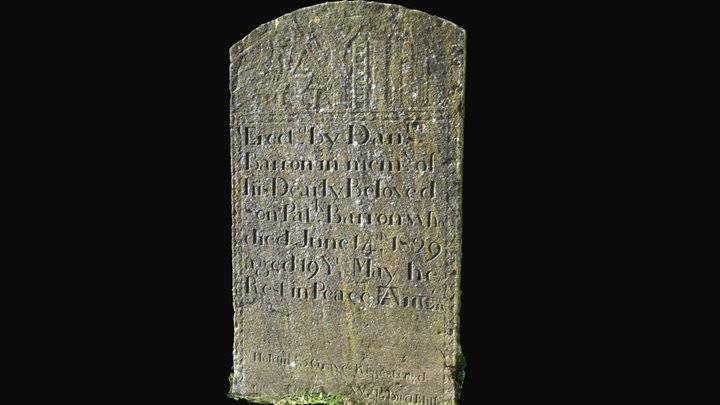 Patrick Barron Headstone Kenyon St. Nenagh – Modello 3D gratuito STL