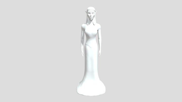 Elf Woman 3D Model