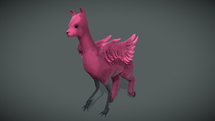 Alpaca Chimaera 3D Model
