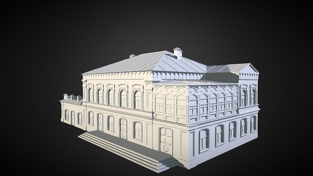 house in Yeniseysk 17 3D Model