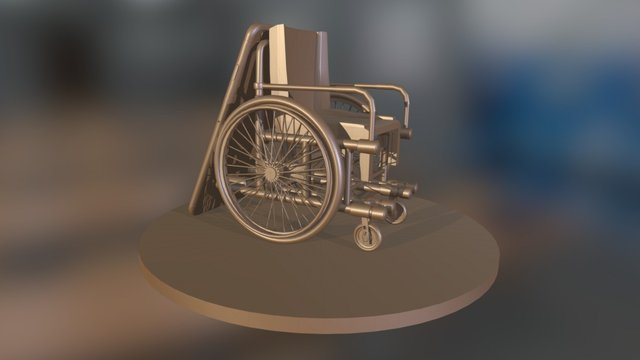 Wheel Chair 3D Model