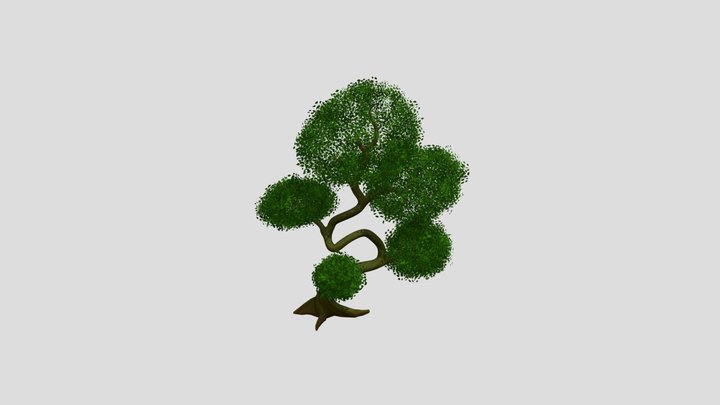 Stylized Tree 3D Model