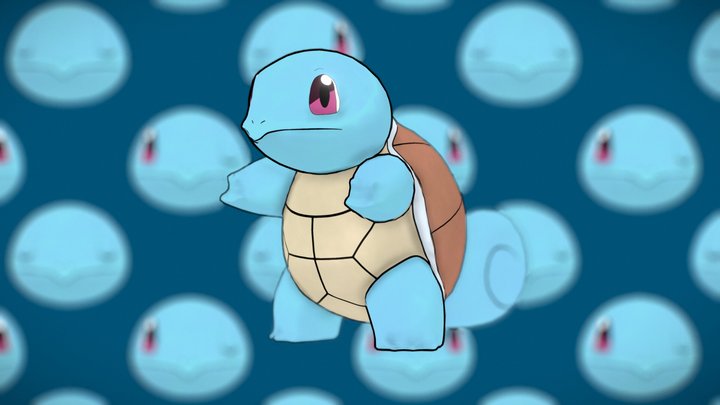Squirtle – Free 3D Model STL