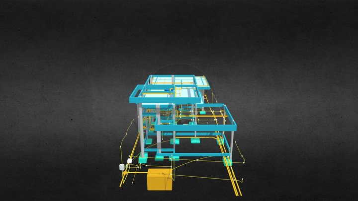 Instalações M&RF 3D Model