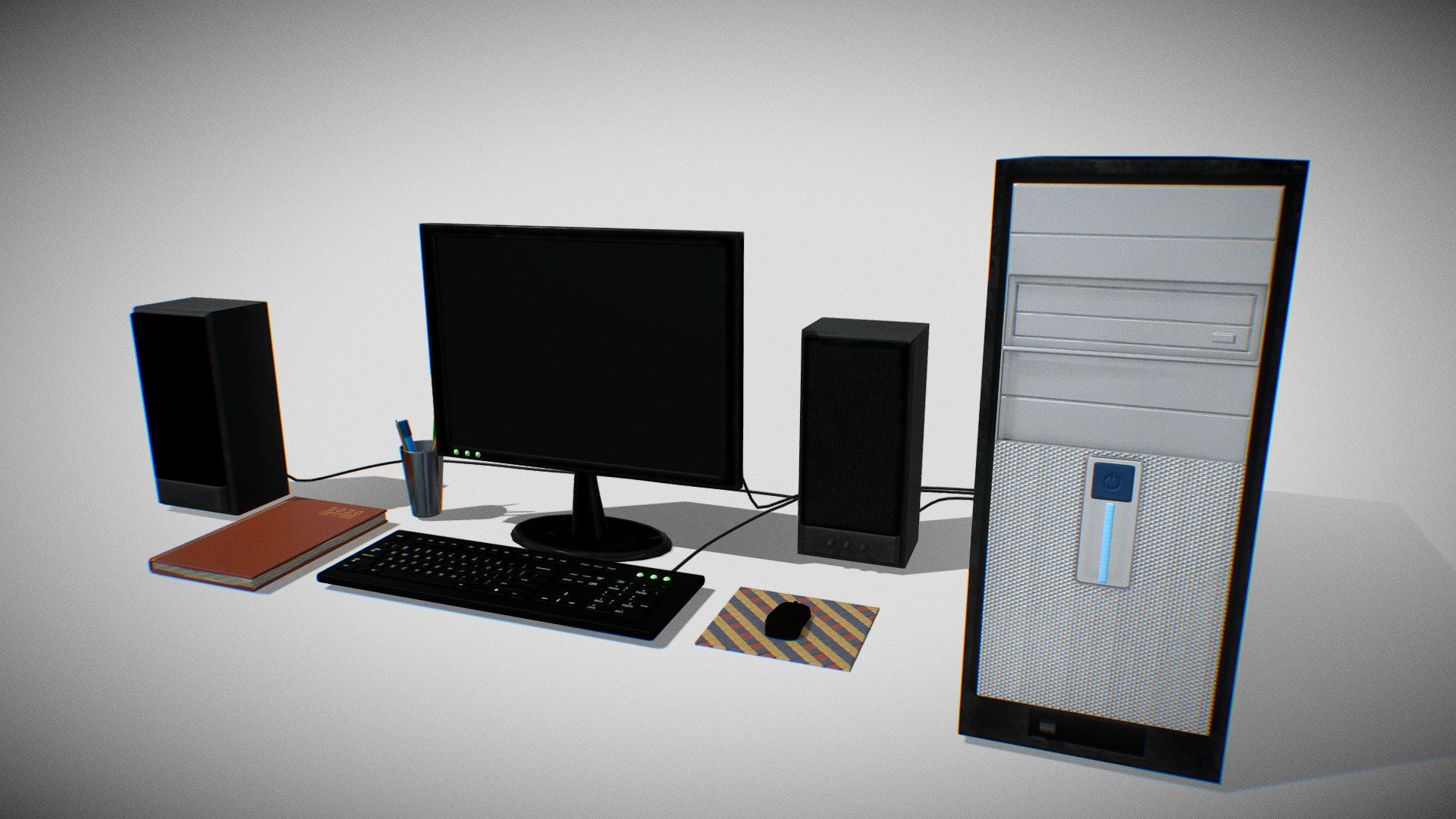 Computer - Buy Royalty Free 3D model by Evrika153 [2a8df81] - Sketchfab ...