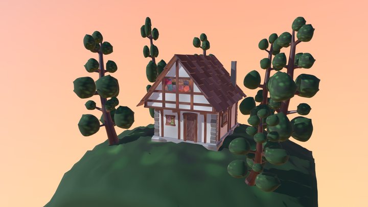 medieval house 3D Model