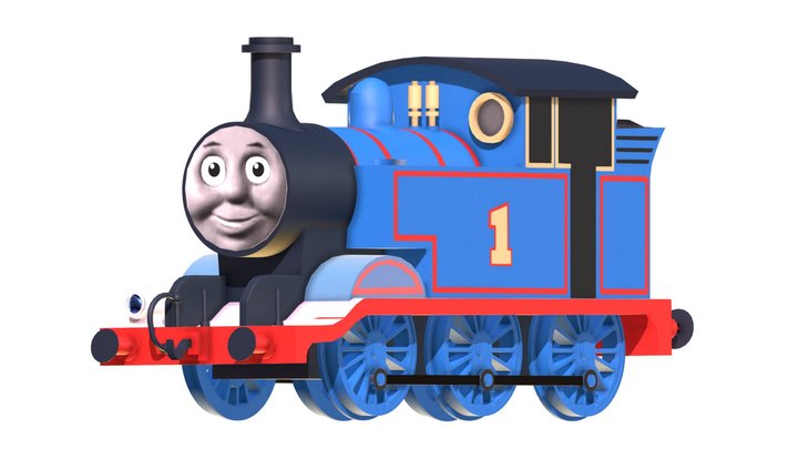 Thomas The Tank Engine 3D Model