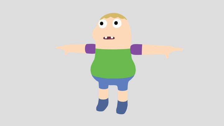 Clarence the Optimist 3D Model