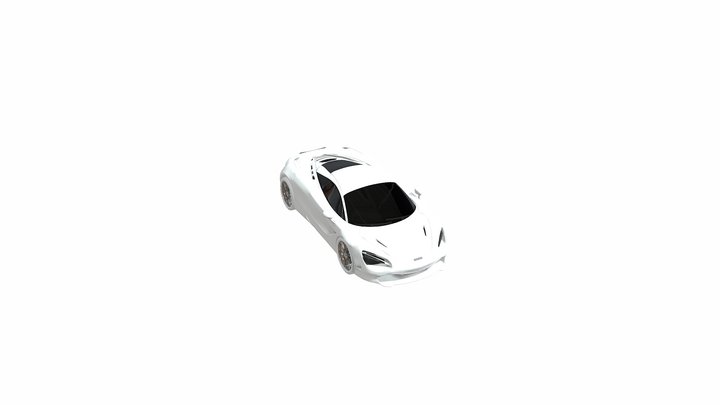Mc Laren 720S (high poly) 3D Model