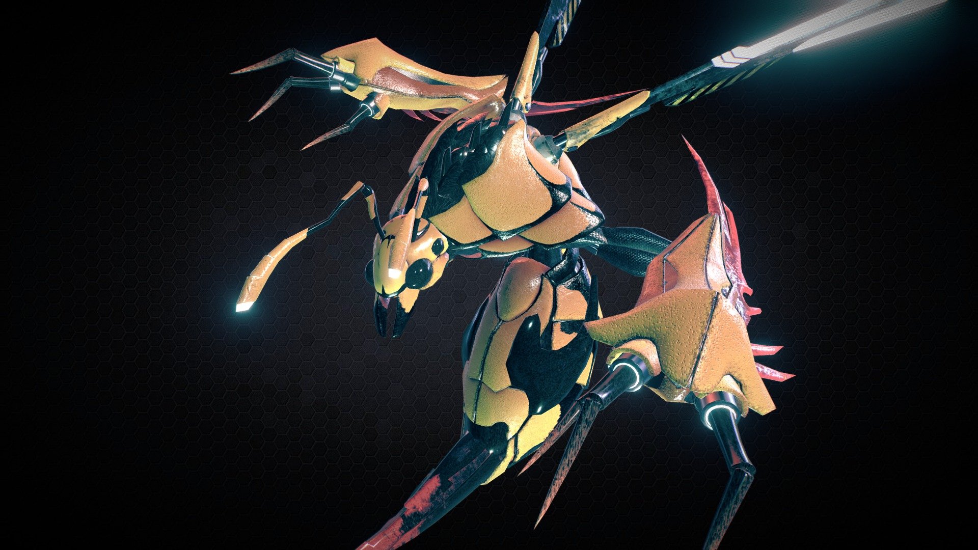 Wasp Attack Unit — Sketchfab embed 3D viewer