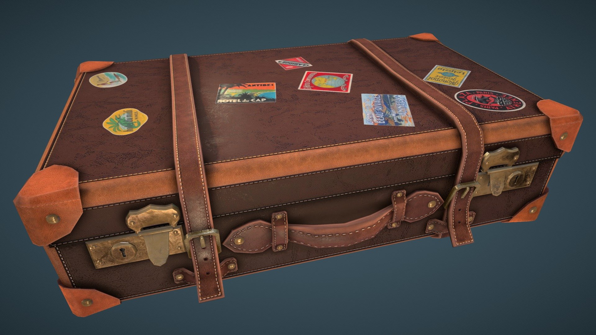 Travel Luggage 3d Model By Sogir 2a90ac3 Sketchfab 4784