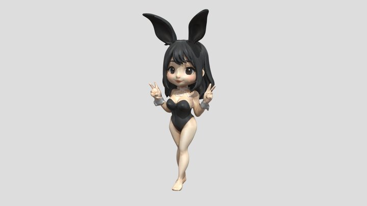 Bunny Luna 3D Model
