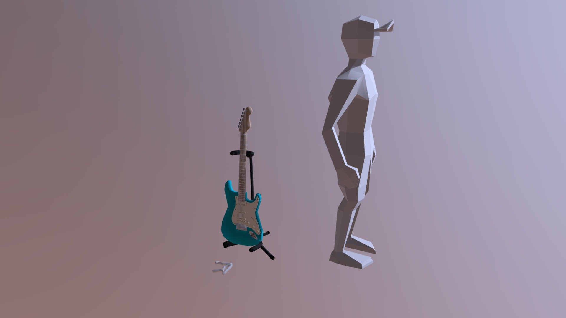 SM_Guitar_Stand_Capo - 3D model by Lukas_Casier [2a9239a] - Sketchfab