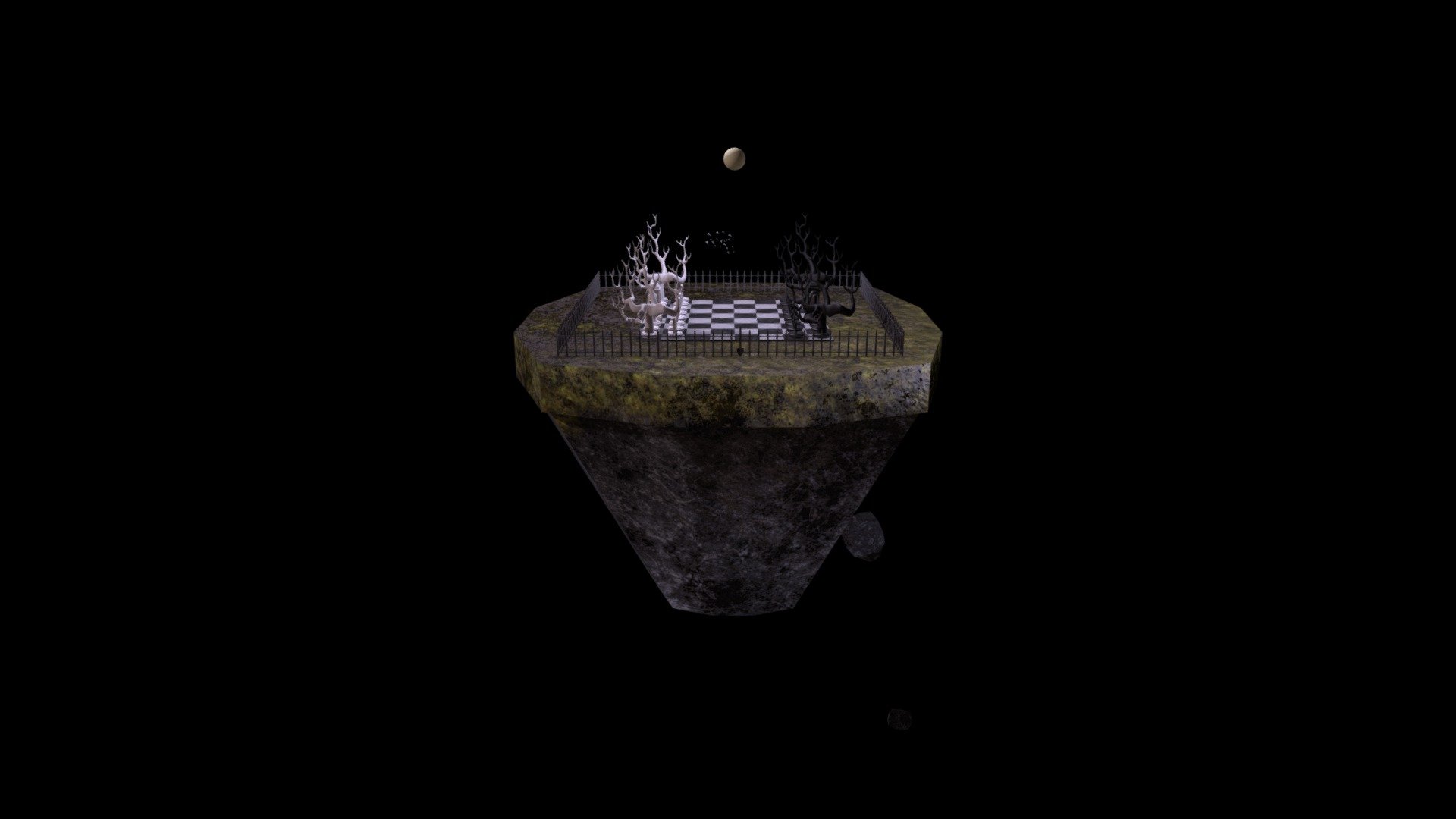 Cemetery Chess — Sketchfab embed 3D viewer