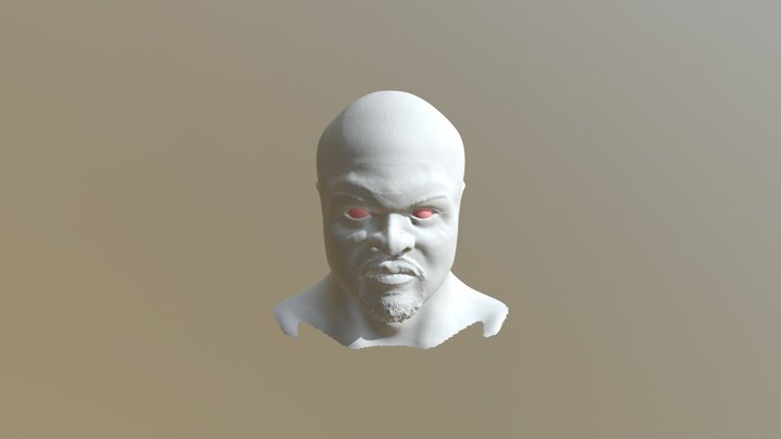 3D head model Person Mudbox2015 level 4 3D Model