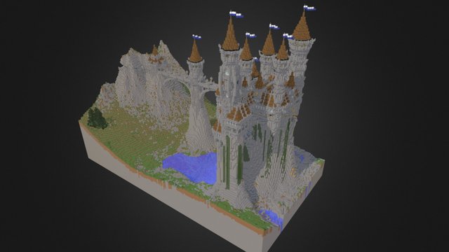 Mount Castle 3D Model