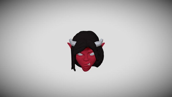 Hell Girl 3D Model