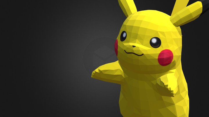 Pikachu 3D 3D Model