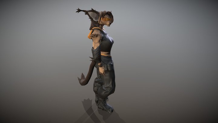 VRChat OC Avatar 3D Model