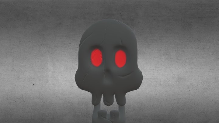 Skull Enemy 3D Model
