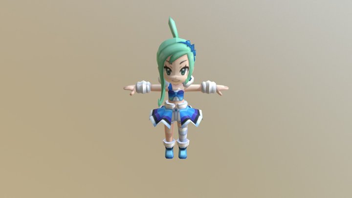 Lisia - Pokemon: Omega Ruby and Alpha Sappire 3D Model