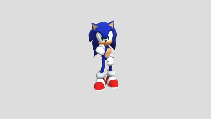 Sonic 3DS Dancing 3D Model