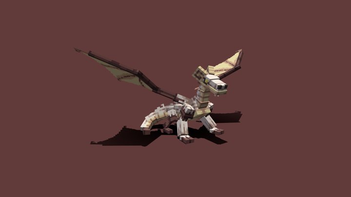 Goat-dragon 3D Model