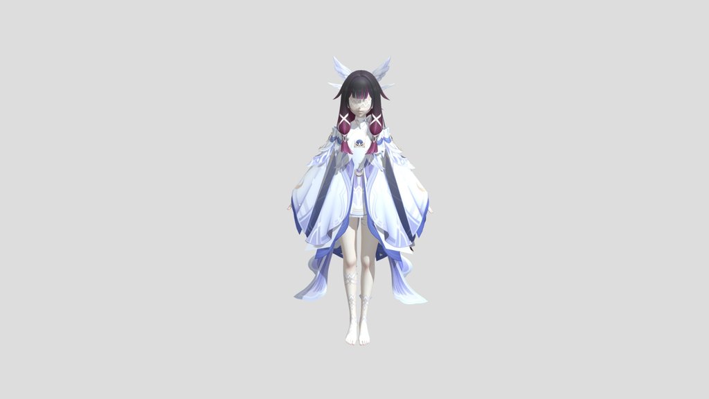 Genshin renders models - A 3D model collection by PhilFurina - Sketchfab