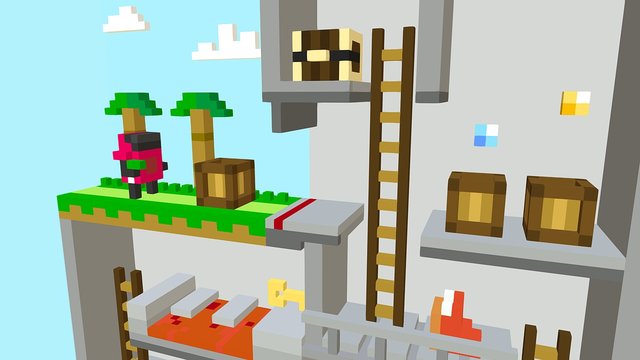 Daily Voxel #10 | Space Game 3D Model