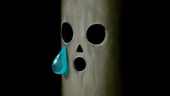Weeping log 3D Model