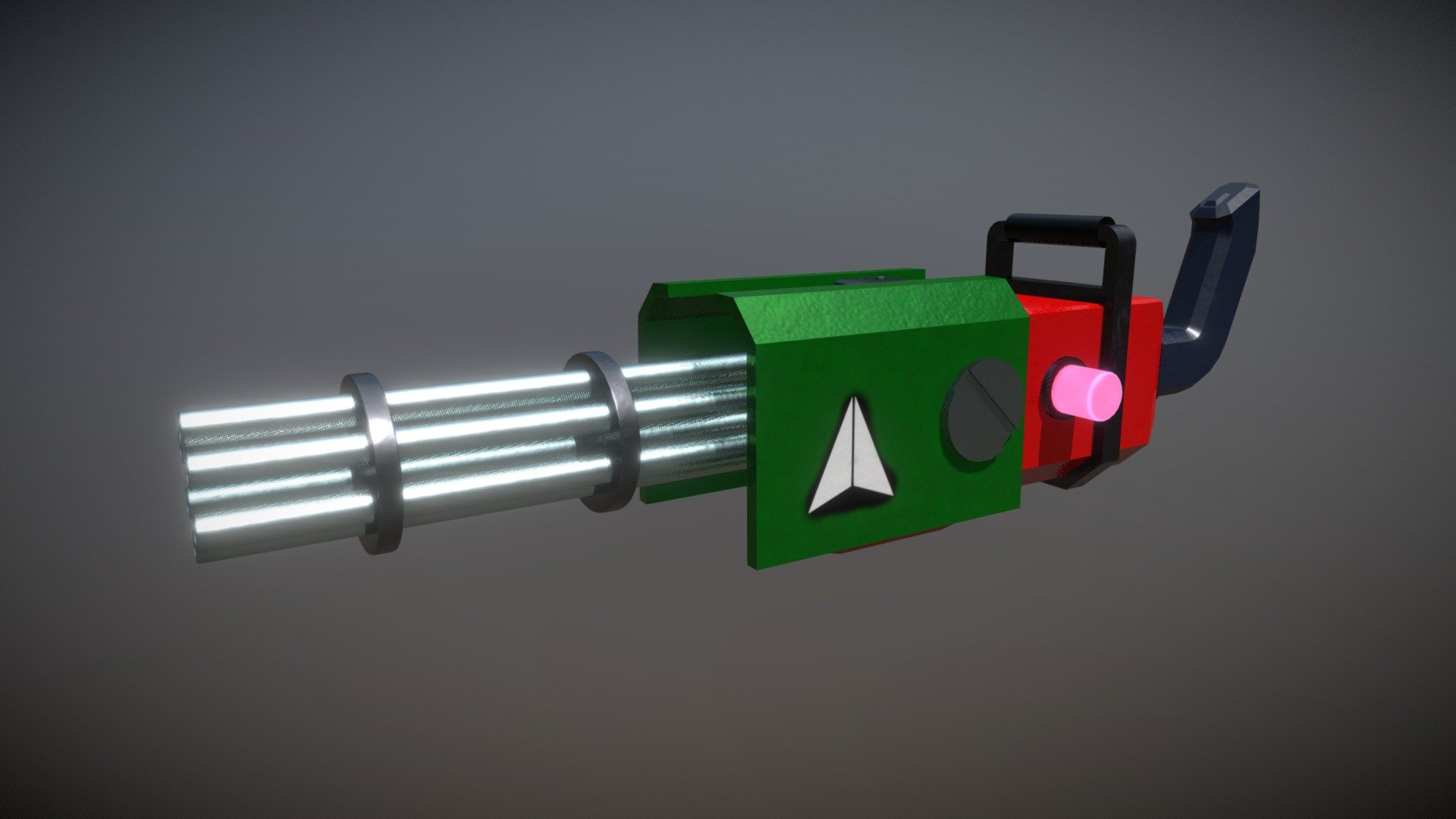 Minigun - 3D model by VanGX [2a99120] - Sketchfab