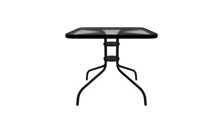 Modern 3D Desk Model - GLB Format for VR/AR 3D Model