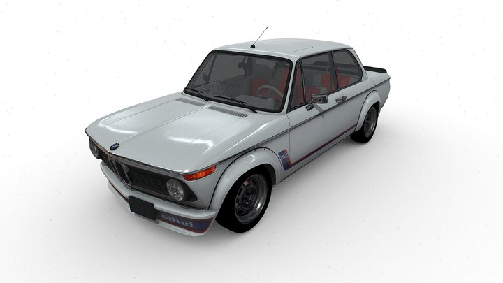 1973 - BMW 2002 Turbo 3D Model