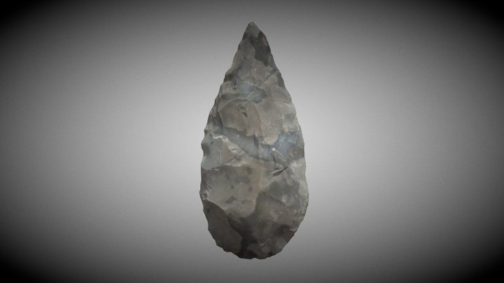 Replica 47 Acheulean Handaxe 3D Model